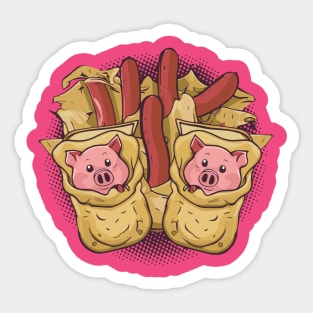 National Pigs in a Blanket Day – April Sticker